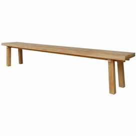 Gartenbank Max&Luuk Abby Backless Teak 250 cm