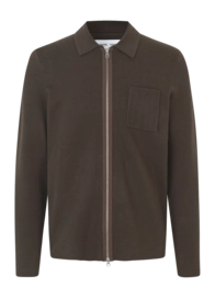 Gilet Samsoe Samsoe Men Guna X Zip Turkish Coffee