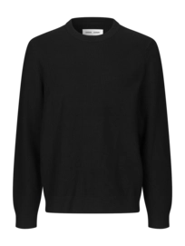 Pull Col Rond Samsoe Samsoe Men Sadem Sweater Black
