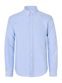 Shirt Samsoe Samsoe Men Saliam BX Oxford Blue