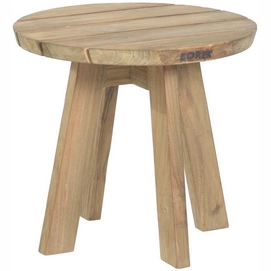 Bijzettafel Borek Tarifa Teak Ø45,5x42,5cm