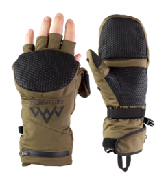 Fäustlinge Heated Hunt Pullover Mittens Unisex Olive Green