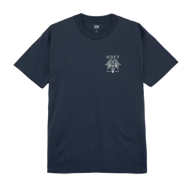 T-Shirt Obey Men Birds Of Justice Navy