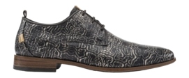 Anzugschuhe Rehab Greg Matrix Herren Pattern Dark Brown