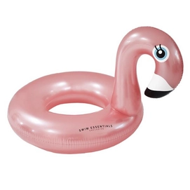 Aufblasbarer Schwan Swim Essentials Schwimmring Rosé Gold Groß 105 cm