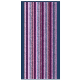 Handdoek Cawö Remake Stripes Berry-Multicolor (Set van 3)