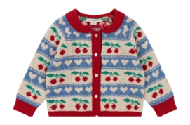 Vest Konges Sløjd Belou Knit Cardigan Cherry Stripe