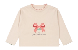 T-shirt à Manches Longues Konges Sløjd Lin LS Tee Brazilian Sand