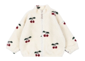 Jacke Konges Sløjd Jody Teddy Jacket Kinder Cherry
