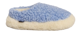 Pantoffel Rue de Wool Unisex The Nordic Low Sky Blue Natural