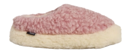 Pantoufles Rue de Wool Femme The Nordic Low Flamingo Pink Natural
