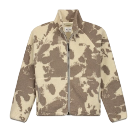 Jacke Olaf Hussein Pixel Fleece Herren Bark Brown