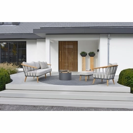 2021 Borek teak-coated stainless steel Coimbra lounge chair, sofa & ottoman - teak-aluminium Furore side tables (2)_preview