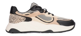 Sneaker POSH by Poelman Women Macy White And Beige Combination