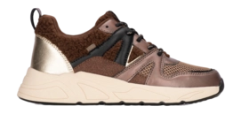 Sneaker POSH by Poelman Women Carocel Brown With Combination