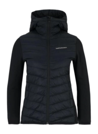 Jacket Peak Performance Women Frost Down Hybrid Hood Black