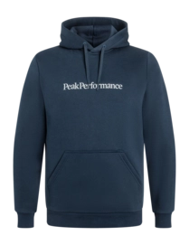 Hoodie Peak Performance Big Logo Hood Herren Blue Shadow