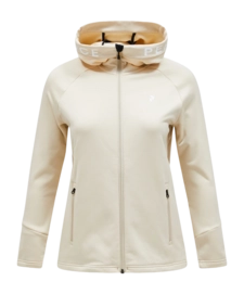 Jacket Peak Performance Women Rider Zip Hood Sand Fog Sand Fog