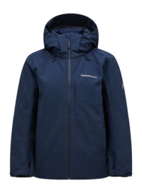 Ski Jacket Peak Performance Men Maroon Jacket Blue Shadow