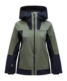 Ski Jacket Peak Performance Women Rider Tech Insulated Jacket Pine Needle Black