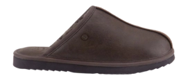 Pantoffel Warmbat Men Barron Cracked Leather Brown
