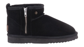 Boots Warmbat Women Durack Suede Zipper Black