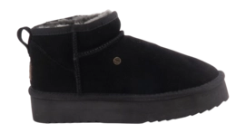 Boots Warmbat Women Durack Suede Plateau Black
