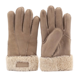 Handschoen Warmbat Women Lammy Patchwork Camel