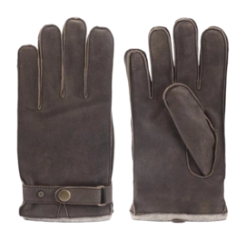 Handschoen Warmbat Men Cracked Leather Brown
