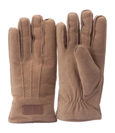 Handschoen Warmbat Men Goat Suede Cognac