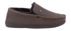 Pantoffel Warmbat Men Grizzly Cracked Leather Brown