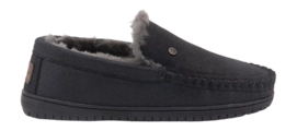 Pantoffel Warmbat Men Grizzly Cracked Leather Black