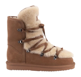 Boots Warmbat Women Moonbi Suede Cognac
