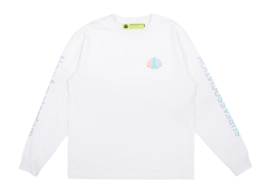 Longsleeve New Amsterdam Surf Association Men Logo Rainbow White