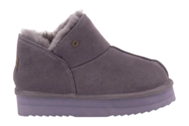 Pantoffel Warmbat Women Willow Suede Plateau Plum