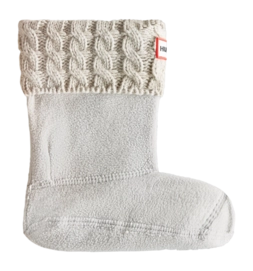Chaussettes Hunter Little Kids 6Stitch Cable Boot Sock Greige-Pointure 28 - 31