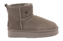 Boots Warmbat Women Wallaby Suede Plateau Moss