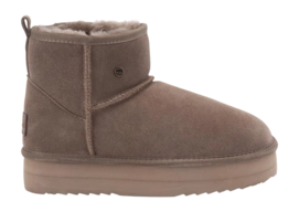 Boots Warmbat Women Wallaby Suede Plateau Mud