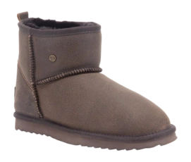 Boots Warmbat Men Wallaby Cracked Leather Brown