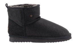 Boots Warmbat Men Wallaby Cracked Leather Black