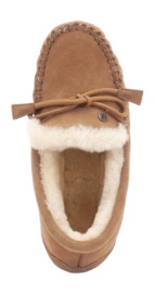Hausschuhe Warmbat Warenda Suede Damen Cognac