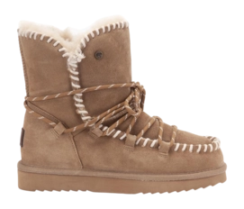 Boots Warmbat Women Waturra Suede Lace Camel
