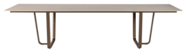 Tuintafel Borek Fedde Alu Antraciet / Dekton Rem 320 x 100 x 75 cm