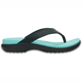 Zehentrenner Sandalen Crocs Capri V Flip Blau