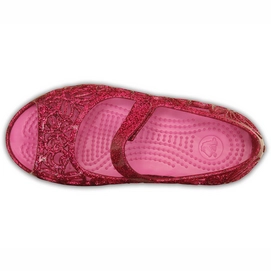 Instapper Klomp Crocs Isabella Glitter Flat PS Fuchsia