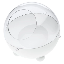 Aufbewahrungsbox Koziol Orion Small Cotton White-Crystal Clear
