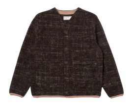 Cardigan Universal Works Men Marble Fleece Brown