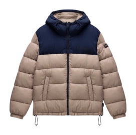 Puffer Jacket Napapijri Men A-Hornelen Beige Rocky