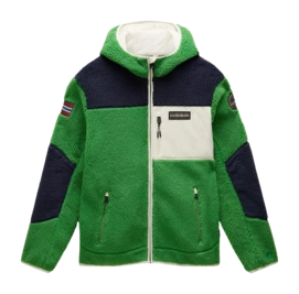 Veste Napapijri Homme Yupik Full Zip Hoody 3 Green Kelly