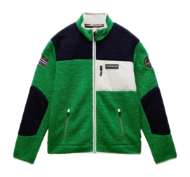 Gilet Napapijri Homme Yupik Zip Complet 3 Green Kelly